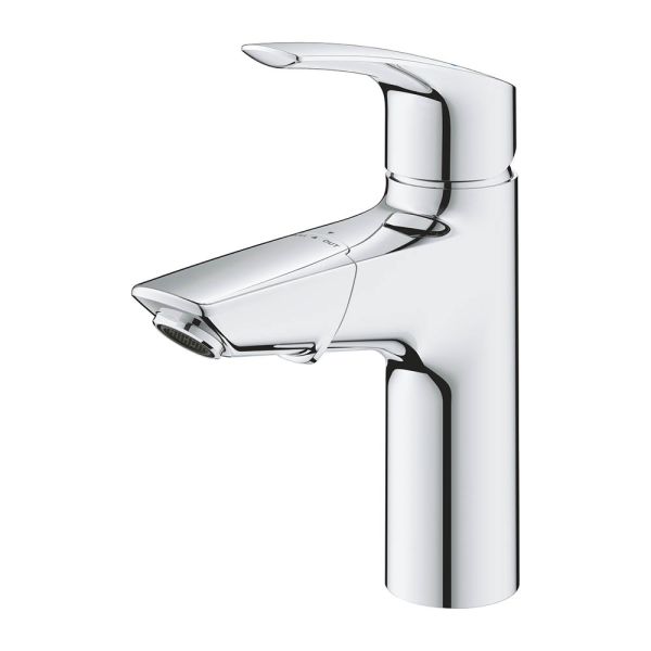 Grohe Eurosmart Waschtischbatterie M-Size mit herausziehbarem Auslauf und Push-Open, chrom