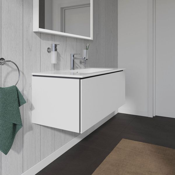 Duravit L-Cube Waschtischunterschrank wandhängend 102x48cm mit 1 Schublade für ME by Starck 233610