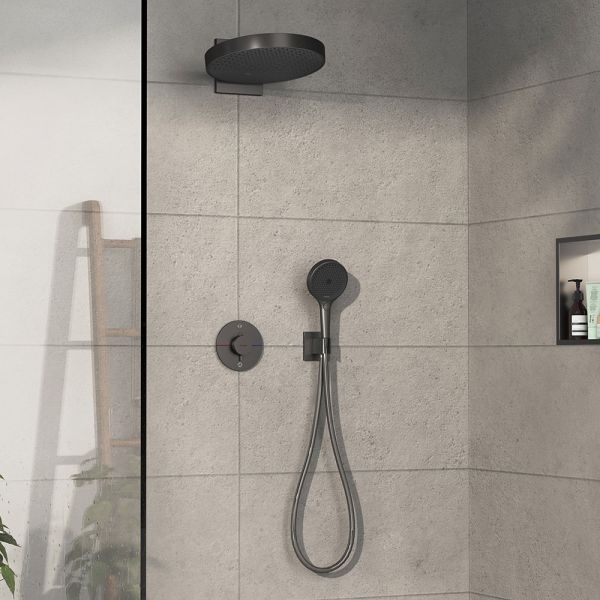 Hansgrohe ShowerSelect Comfort S Thermostat UP, Sicherungskombi, brushed black chrome