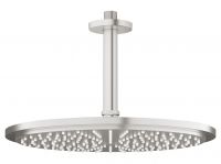 Vorschau: Grohe Rainshower® Cosmopolitan 310 Kopfbrauseset mit Deckenauslass, supersteel