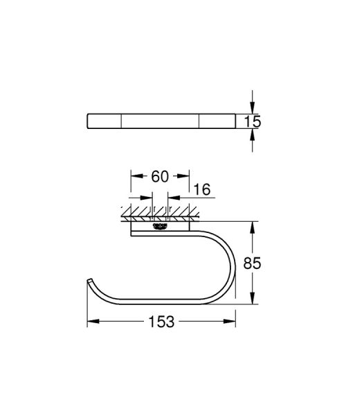 Grohe Selection WC-Papierhalter, phantom black