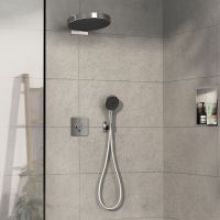 Vorschau: Hansgrohe ShowerSelect Comfort Q Thermostat UP für 2 Verbraucher, mit Sicherungskombination, chrom