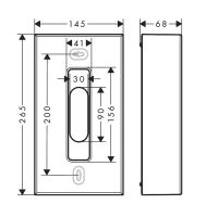 Vorschau: Axor Universal Circular Kosmetiktuchbox, Wandmontage