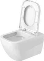 Vorschau: Duravit Happy D.2 WC-Sitz mit Absenkautomatik, abnehmbar, weiß