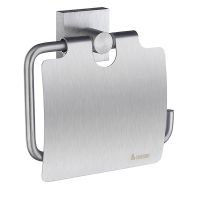 Smedbo House Toilettenpapierhalter mit Deckel, chrom matt RS3414