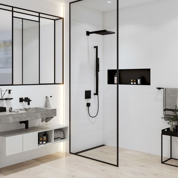 Hansgrohe Pulsify E Kopfbrause 260 1jet 5,5l/min EcoSmart, schwarz matt