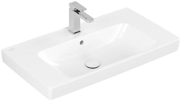 Villeroy&Boch Architectura Waschbecken 80x45cm, weiß 4A878001 mit Hahnloch mit Überlauf