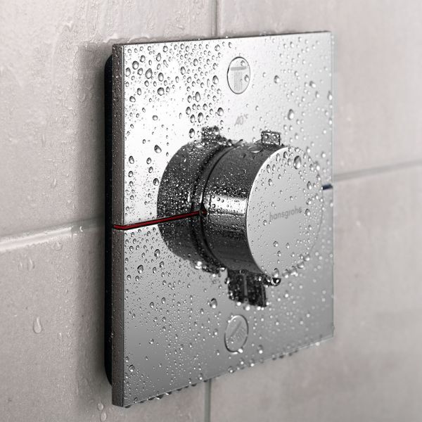 Hansgrohe ShowerSelect Comfort E Thermostat UP für 2 Verbraucher, chrom