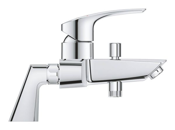 Grohe Eurosmart Einhebel-Wannenrandmischer, Standanschlüsse, chrom