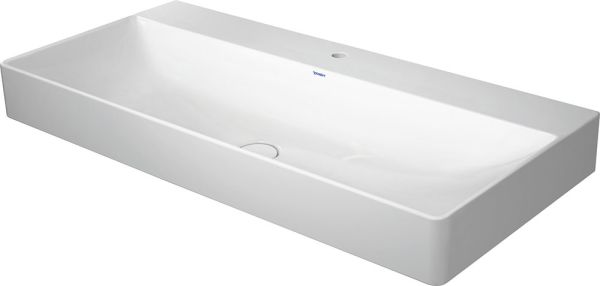 Duravit DuraSquare Waschtisch rechteckig 100x47cm, mit Hahnloch, weiß 2353100041