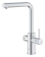 Vorschau: Grohe Blue Pure Minta Einzelarmatur, herausziehbarer L-Auslauf mit Filterfunktion, chrom 30601000