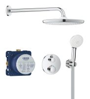 Grohe Grohtherm Duschsystem Unterputz mit Tempesta 250, rund, chrom 34872000