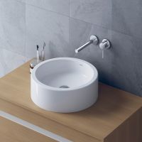 Vorschau: Duravit Circle Einhebel-Waschtischarmatur Unterputz für Wandmontage, chrom CE1070004010