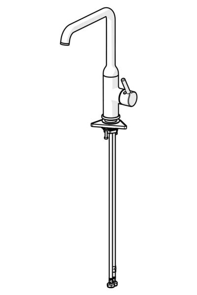 Hansa Hansavantis Style Spültisch-Einhand-Einlochbatterie, chrom