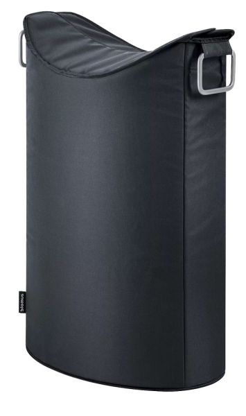 blomus FRISCO Wäschesammler 65 Liter, schwarz 