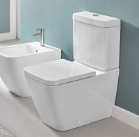 Vorschau: Villeroy&Boch Venticello Stand-Tiefspül-WC spülrandlos für Kombination, weiß