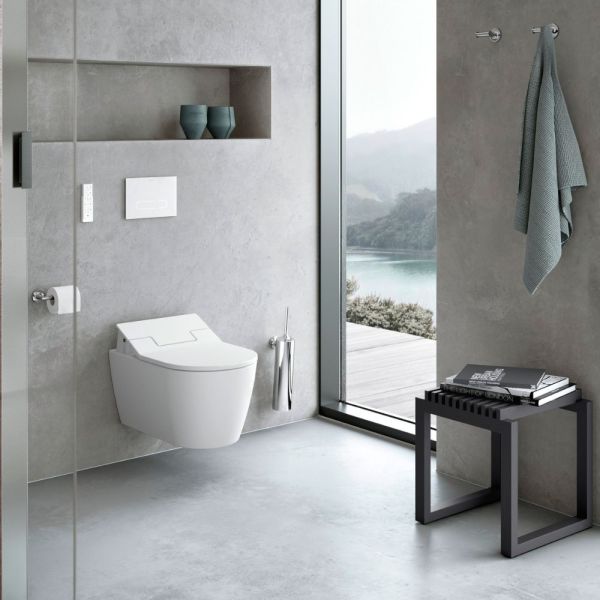 Duravit Dusch-WC Set SensoWash Slim mit ME by Starck Wand-WC 631000002004300