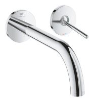 Grohe Atrio 2-Loch-Waschtischbatterie, Ausladung 221mm, wassersparend, chrom 29406000