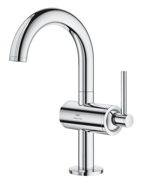 Grohe Atrio Waschtischarmatur M-Size mit Push-Open, wassersparend, chrom 24363000 