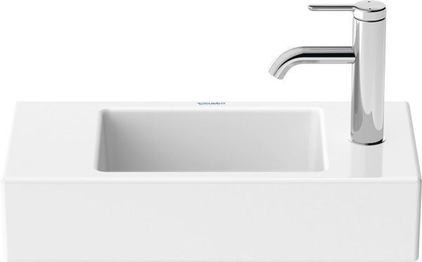 Duravit Vero Air Handwaschbecken rechteckig 50x25cm, mit 1 Hahnloch rechts, ohne Überlauf, weiß 0724500008