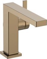 Vorschau: Hansgrohe Tecturis E Waschtischarmatur 110 Fine CoolStart wassersparend+, Push-Open, brushed bronze 73020140