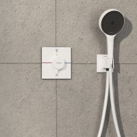 Vorschau: Hansgrohe ShowerSelect Comfort E Thermostat Unterputz für 2 Verbraucher, weiß matt