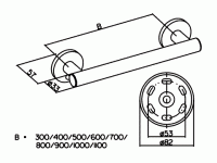 Vorschau: Keuco Plan Care Haltegriff, 382mm