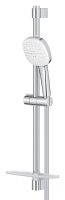 Vorschau: Grohe Tempesta Cube 110 Brausestangenset 60cm mit Ablage, 2 Strahlarten, 13,5 l/min, chrom