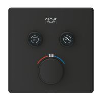 Vorschau: Grohe Grohtherm SmartControl Thermostat eckig, phantom black