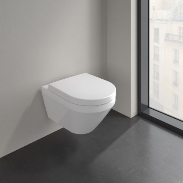 Villeroy&Boch Architectura TwistFlush[e³] Wand-WC rund, Tiefspüler, weiß 4694C0