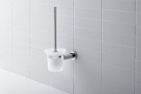 Duravit D-Code Toilettenbürstengarnitur wandhängend, chrom 0099271000