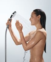 Vorschau: Hansgrohe Croma Select S Multi Handbrause, weiß/chrom