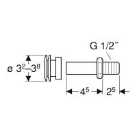 Vorschau: Geberit Einlaufstutzen für Urinale