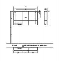 Vorschau: Villeroy&Boch More to See 14 LED-Aufputz-Spiegelschrank, dimmbar, 130x75cm