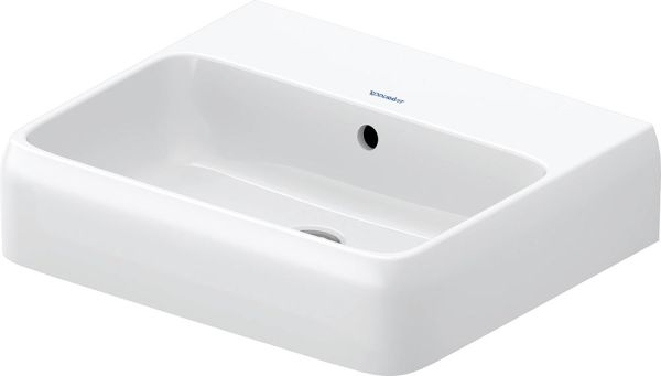 Duravit Qatego Aufsatz-Waschtisch 50x42cm, ohne Hahnloch, geschliffen, HygieneGlaze, weiß 2382502028