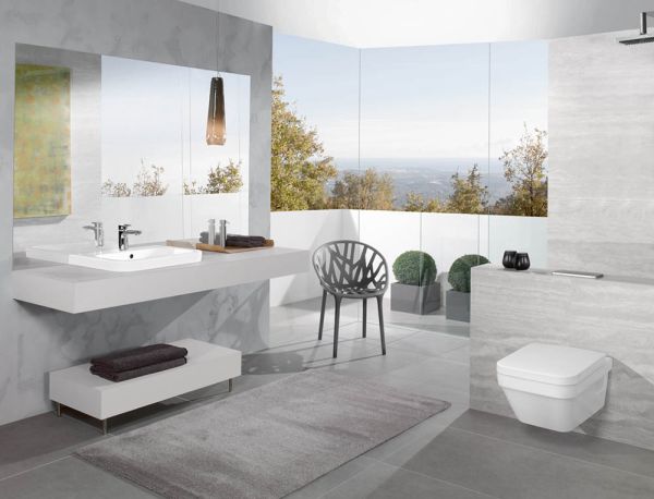 Villeroy&Boch Architectura WC-Sitz, Scharniere aus Edelstahl, weiß