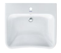 Duravit DuraStyle Waschtisch 65x57cm, mit 1 Hahnloch, mit Überlauf, weiß 2329650000