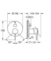 Vorschau: Grohe Atrio Einhandbatterie/Duscharmatur 3 Verbraucher