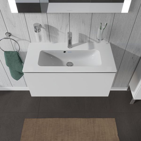 Duravit L-Cube Waschtischunterschrank wandhängend 82x39cm mit 1 Schublade für ME by Starck 234283