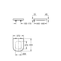 Vorschau: Grohe Euro Keramik WC-Sitz weiß