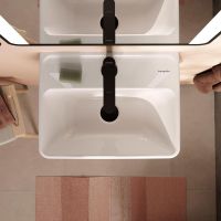 Vorschau: hansgrohe Xanuia Q Handwaschbecken 45x34cm, mit Hahnloch ohne Überlauf, weiß 60230450