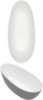 Vorschau: Villeroy&Boch Antao freistehende Colour On Demand Badewanne mit SilentFlow, 170x75cm