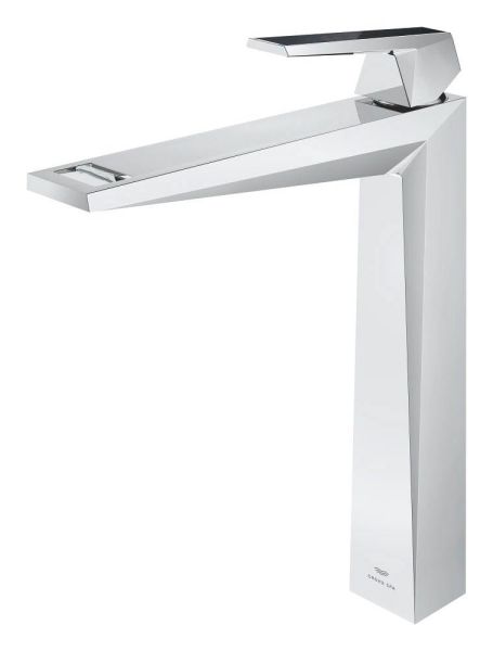 Grohe Allure Brilliant Waschtischarmatur XL-Size mit Vanilla Noir Caesarstone Griff-Einlage