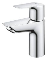 Vorschau: Grohe BauEdge Einhand-Waschtischbatterie S-Size mit Push-Open Ablaufgarnitur, chrom