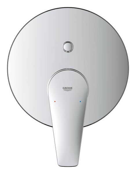 Grohe BauEdge Einhand-Wannenbatterie, Unterputz, chrom