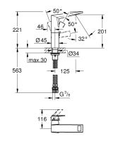 Vorschau: Grohe Allure Brilliant Einhand-Waschtischbatterie L-Size