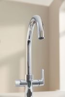 Vorschau: Grohe Blue Pure BauCurve Küchenarmatur Starter Set, mit C-Auslauf und S-Size Filter, chrom