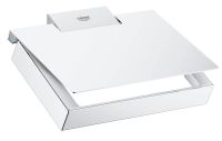 Grohe Selection Cube WC-Papierhalter mit Deckel, chrom 40781000