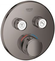 Grohe Grohtherm SmartControl Thermostat mit 2 Absperrventilen, hard graphite 29119A00