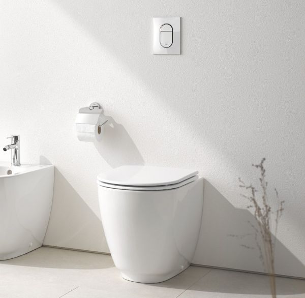 Essence Stand-Tiefspül-WC spülrandlos, weiß PureGuard